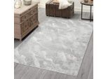 Teppich CARPET CITY "ANTIK481", grau, B:200cm H:10mm L:290cm, Polyester, Teppiche, Teppich, Kurzflor, 3D-Optik, Klassisch-Modern für Wohnzimmer, Schlafzimmer