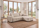 Ecksofa COLLECTION AB "Bella L-Form, Breite 234 cm", beige, B:234cm T:162cm, 100%Polyester, Sofas, Ecksofa, Ecksofa,Schlaffunktion,Bonnelfederkern,Rückenkissen