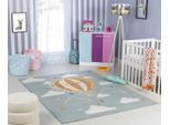 Teppich LIVABLISS "CENON", orange, B:160cm H:12,7mm L:213cm, Polypropylen (PP), Teppiche, Teppich, Kinderteppich mit kreativem und farbenfrohem Design