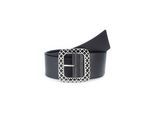 Ledergürtel BA98-COLOGNE "BA98-Cologne Gürtel", Damen, Gr. 75, schwarz, Obermaterial: 100% Lammleder LEL., uni, Gürtel Ledergürtel, handgefertigter Rindledergürtel