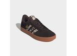 Sneaker ADIDAS SPORTSWEAR "VL COURT 3.0", Damen, Gr. 43, braun (aurora coffee, crystal linen, amber gum), Synthetik, Textil, Schuhe Sneaker, mit Leo Muster
