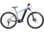 E-Bike KROSS "E-MTB Level Boost 2.0 500 29 Zoll blau - Shimano Mittelmotor" Gr. 56, blau (blau, schwarz), Elektrofahrräder, Herren, 56cm, 29 Zoll (73,66cm), E-Bike, SHIMANO 36 V/250 W, Mittelmotor DU-E8000