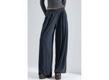 Faltenweite Hose mit Taschen