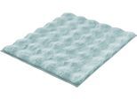 Badematte KLEINE WOLKE "Cloud, Badvorleger, Badezimmer Teppich", grün (opal), H:28mm, Polyester, Badematten, Badematte, Badteppich, Uni Farben, Hoch-Tief Effekt, besonders weich