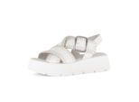 Plateausandaletten GABOR "Plateau Sandale", Damen, Gr. 42, creme, Schuhe