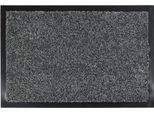 Fußmatte ASTRA "Calcite", grau (anthrazit), B:90cm H:10mm L:150cm, Kunstfaser, Teppiche, Fußmatte, Türmatte, Sauberlaufmatte, rutschfest, meliert, nimmt Schmutz auf