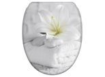 WC-Sitz SANILO "Good Feeling mit Absenkautomatik & Quick Release", weiß, B:37,7cm L:47cm, MDF - Mitteldichte Holzfaserplatte, WC-Sitze, Premium Toilettendeckel, abnehmbar, leichte Montage von oben