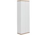 Xora Garderobenschrank, Weiß, Eiche Artisan, Kunststoff, 5 Fächer, 70x200x37.8 cm, Beimöbel erhältlich, Garderobe, Garderobenschränke, Garderobenschränke