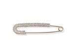 Anstecknadel "Schmuck Geschenk Kupfer Ansteckschmuck Brosche", gold (gelbgoldfarben, kristallweiß, kristallweiß), ANISTON JEWELRY & WATCHES, Broschen, Damen, Kupfer