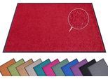Fußmatte HANSE HOME "Wash & Clean" Gr. 15, rot (bordeaux), B:40cm H:7mm L:60cm, Kunstfaser, Teppiche, Fußmatte, Schmutzfangmatte, Türmatte, In- und Outdoor, Teppich, Läufer, waschbar
