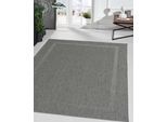 Teppich THE CARPET "Mistra", grau (anthrazit), B:240cm H:1mm L:340cm, Polypropylen, Teppiche, Teppich