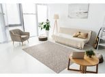 Teppich "Teppich LINO, Made in Belgium", grau (taupe), B:200cm H:10mm L:290cm, Polypropylen, PRIMAFLOR-IDEEN IN TEXTIL, Teppiche, Teppich, Wolloptik, grobe Schlinge, meliert, strapazierfähig