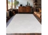 Teppich AYYILDIZ TEPPICHE "SAHARA 1114", beige (cream), B:140cm H:12mm L:200cm, Polypropylen, Teppiche, Teppich, Läufer / Pflegeleicht / Strapazierfähig / Trend Colors/ Wohnzimmer