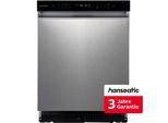 HANSEATIC Unterbaugeschirrspüler "HGU6082B147709WS", Energieeffizienz: B, silber, B:60cm H:82cm T:57cm, Geschirrspüler, inkl. 3 Jahre Herstellergarantie, Unterbaugeschirrspüler