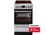 HANSEATIC Elektro-Standherd "5022CE3.313eEHiTaDW", Energieeffizienz: A, weiß, Herdsets, inkl. 3 Jahre Herstellergarantie, Elektro-Standherd