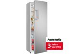 HANSEATIC Kühlschrank "HKS17260CI", Energieeffizienz: C, silber (edelstahl), Rechtsanschlag, wechselbar, Kühlschränke, inkl. 3 Jahre Herstellergarantie, Kühlschrank, Topseller