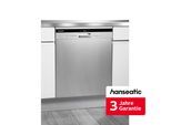 HANSEATIC Unterbaugeschirrspüler "HGU6082B14U7735ES", Energieeffizienz: B, silber (edelstahlfarben), B:60cm H:81,5cm T:57cm, Geschirrspüler, inkl. 3 Jahre Herstellergarantie, Unterbaugeschirrspüler