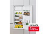 HANSEATIC Einbaukühlschrank "HEKS12254GE", Energieeffizienz: E, silber (weiß), Rechtsanschlag, wechselbar, Kühlschränke, inkl. 3 Jahre Herstellergarantie, Einbaukühlschrank, Topseller