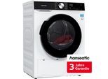 HANSEATIC Wärmepumpentrockner "HWT8BGT", Energieeffizienz: B, weiß, B:60cm H:85cm T:59cm, Trockner, inkl. 3 Jahre Herstellergarantie, Wärmepumpentrockner, Topseller