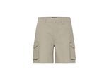 Bermudas OXMO "Bermudas OXKvinne", Damen, Gr. 38, N-Gr, beige (dune), Obermaterial: 99% Baumwolle CO. 1% Elasthan EL., Hosen Bermudas
