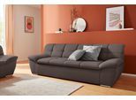 3-Sitzer DOMO COLLECTION "Lagoa, moderne Sitzheftung, bequem und komfortabel", grau (stone), B:232cm H:76cm T:96cm, Sofas, 3-Sitzer, frei im Raum stellbar, in großer Farbauswahl
