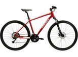 Crossrad KROSS "Evado 4.0" Gr. 48, rot (rot, schwarz), Fahrräder, Herren, 48cm, 28 Zoll (71,12cm) hinten: 28 Zoll (71,12cm), Crossrad
