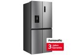 HANSEATIC Multi Door "HCDC18080CWD", Energieeffizienz: C, silber (edelstahl), Wasserspender, Kühlschränke, inkl. 3 Jahre Herstellergarantie, Multi Door