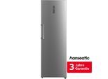 HANSEATIC Kühlschrank "HKS18560CNFI", Energieeffizienz: C, silber (edelstahl), Rechtsanschlag, Kühlschränke, inkl. 3 Jahre Herstellergarantie, Kühlschrank