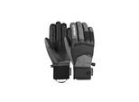 Skihandschuhe REUSCH "Venom R-TEX XT", Damen, Gr. 10.5, schwarz (schwarz, grau), 88% Polyester, 10% Lederimitat, 2% Elasthan, mehrfarbig, Handschuhe, aus wasserdichtem und atmungsaktivem Material