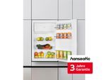 HANSEATIC Einbaukühlschrank "HEKS8854GD", Energieeffizienz: D, silber (weiß), Rechtsanschlag, wechselbar, Kühlschränke, inkl. 3 Jahre Herstellergarantie, Einbaukühlschrank