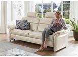 3-Sitzer DIE PLANBAR "PN-EM16031, Breite 228 cm, mit Kopfstützen", beige (ecru), B:228cm H:119cm T:92cm, Sofas, 3-Sitzer, wahlweise mit Relaxauszug