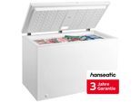 HANSEATIC Gefriertruhe "HGT128C", Energieeffizienz: C, silber (weiß), B/H/T: 128,5cm x 85cm x 69,6cm, Gefriertruhen, inkl. 3 Jahre Herstellergarantie, Gefriertruhe, Topseller