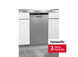 HANSEATIC Unterbaugeschirrspüler "HGU4582C10T7736EI", Energieeffizienz: C, silber (edelstahl), B:44,8cm H:81,5cm T:57cm, Geschirrspüler, inkl. 3 Jahre Herstellergarantie, Unterbaugeschirrspüler