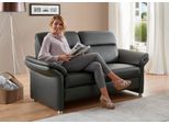 2-Sitzer DIE PLANBAR "PN-EM16031, Breite 170 cm, ohne Kopfstützen", grau (anthrazit), B:170cm H:96cm T:92cm, Sofas, 2-Sitzer, Echtleder mit Federkern