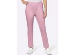 Jeansjeggings CLASSIC BASICS, Damen, Gr. 24, Kurzgrößen, rosa (rosé), 98% Baumwolle, 2% Elasthan, unifarben, lang, Jeans