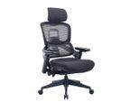 Novel Drehstuhl, Schwarz, Metall, Kunststoff, Textil, Drehkreuz, 65x113-123x66-73 cm, Arbeitszimmer, Bürostühle, Drehstühle