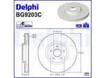 DELPHI Bremsscheibe bg9203c 316mm 32mm für Ford (CHANGAN)