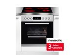 HANSEATIC Elektro-Herd-Set "HBCO7010PA1 + HC46066CB", Energieeffizienz: A+ (A+++-D), silber (edelstahlfarben), Herdsets, inkl. 3 Jahre Herstellergarantie