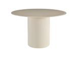Mid.you , Beige , Glas, Holzwerkstoff , rund , 120x75x120 cm , Esszimmer, Esszimmertische, Esstische, Holztische, Esstische Holz