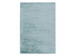 Ayyildiz , Blau , Textil , Uni , rechteckig , 160x230 cm , Oeko-Tex® Standard 100 , für Fußbodenheizung geeignet, schmutzabweisend, für Hausstauballergiker geeignet, lichtunempfindlich, antistatisch, pflegeleicht, strapazierfähig, leicht zusammenrollbar ,