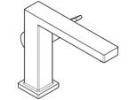 hansgrohe Tecturis E Einhebel-Waschtischarmatur 73021340 Ausladung 155mm, ohne Ablaufgarnitur, brushed black chrome