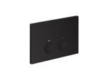 hansgrohe AXOR FlushPlate Drückerplatte 42531670 für 2-Mengen-Spülung, Metall, mattschwarz