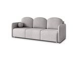 BETTSOFA SUVI III NV Hellgrau Geflochtener Stoff mit Schlaffunktion