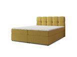 BOXBETT MERU 140x200 cm mit Matratze und Topper - Gelb
