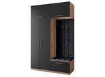 GARDEROBENSCHRANK REMA 150/240/60 cm Modern Eiche Wotan