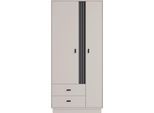 DREHTÜRENSCHRANK PUNTO 90/195/50cm 2-türig Kaschmir