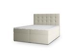 BOXBETT PALMA 140x200 cm mit Matratze und Topper, H2+H3 - Creme