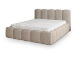POLSTERBETT FALINA 180x200 cm mit Bettkästen - Beige