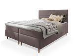 BOXBETT SANTA 160x200 cm mit Matratze und Topper - Rosa