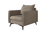 SESSEL Pulse Dunkelbeige Luxusmicrofaser